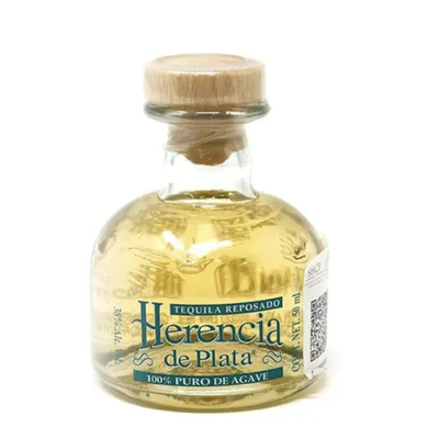 MINI TEQUILA HERENCIA DE PLATA REPOSADO 50ML