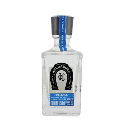 MINI TEQUILA HERRADURA PLATA .50ML