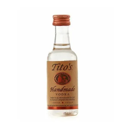 MINI VODKA TITOS .50ML