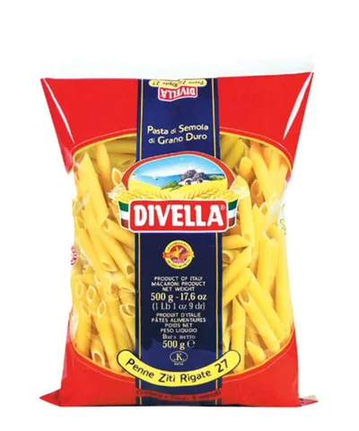 Penne Ziti Rigate Sémola Divella 500 g