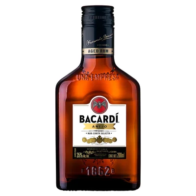 RON BACARDI AÑEJO 200ML