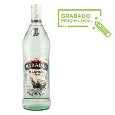 Ron Baraima Blanco 1 L Clásico Grabado