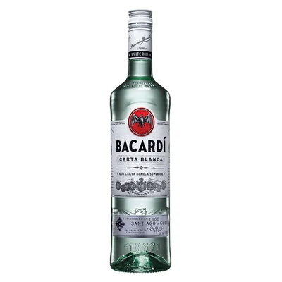 Ron Blanco Bacardí Nueva Presentación 700 ml