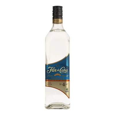 Ron Blanco Flor de Caña Extra Dry 4 Años 750 ml