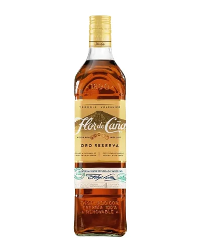 Ron Flor de Caña Añejo Oro 4 Años 750 ml