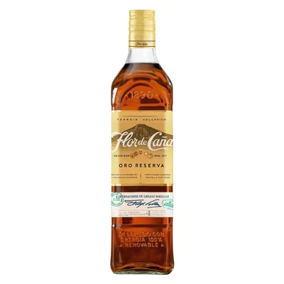 Ron Flor De Caña Añejo Oro Rva 4 Años 750 ml