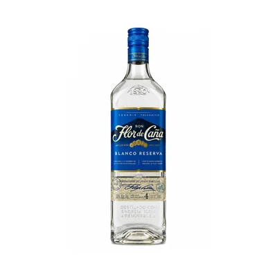 RON FLOR DE CAÑA BLANCO 4 AÑOS RESERVA 1000ML