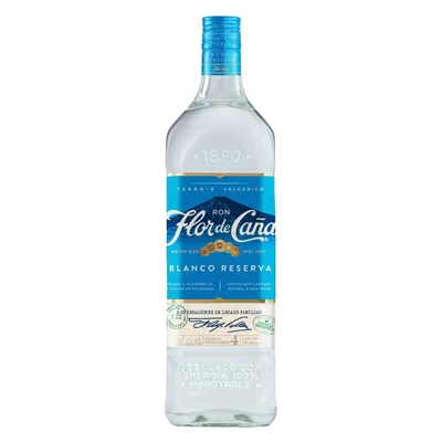 Ron Flor De Caña Blanco Reserva 4 Años 1 L