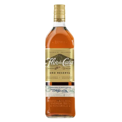 Ron Flor De Caña Oro Reserva 4 Años 1 L