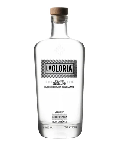 RON LA GLORIA AÑEJO CRISTALINO 750ML