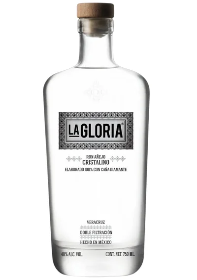 Ron La Gloria Añejo Cristalino 750 mL (OFERTA EXCLUSIVA EN LÍNEA)