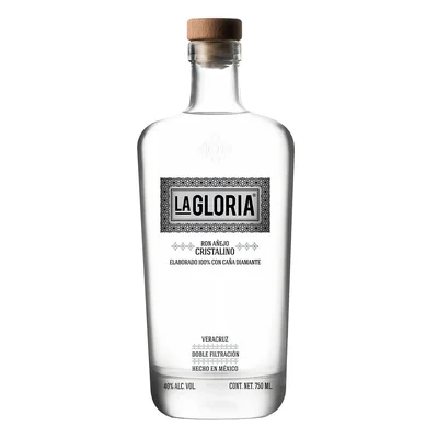 Ron Mexicano La Gloria Añejo Cristalino 750ml