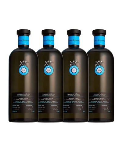 TEQ CASA DRAGONES ANEJO BARREL BLEND 4X750M
