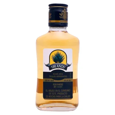 Tequila 100 Años Azul Reposado 200 ml