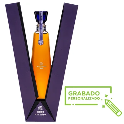 Tequila 1800 Milenio Extra Añejo 700 ml Grabado