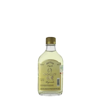 Tequila 3 Caballos Reposado Vidrio 200 Ml