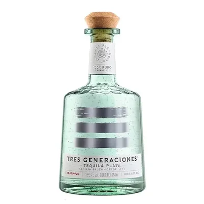 Tequila 3 Generaciones Plata 750 Ml