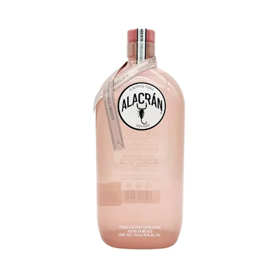TEQUILA ALACRAN BLANCO BOTELLA ROSA 750ML