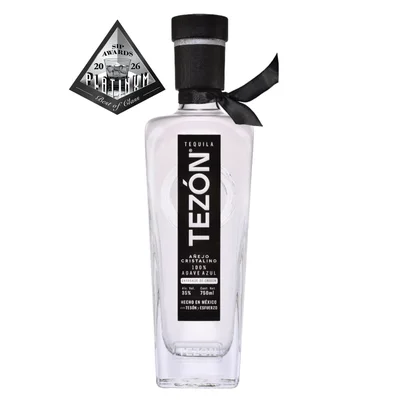 Tequila Añejo Cristalino Tezón 750 ml