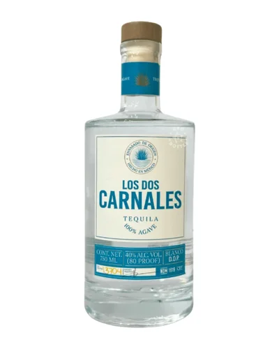 Tequila Blanco Los Dos Carnales 750 ml