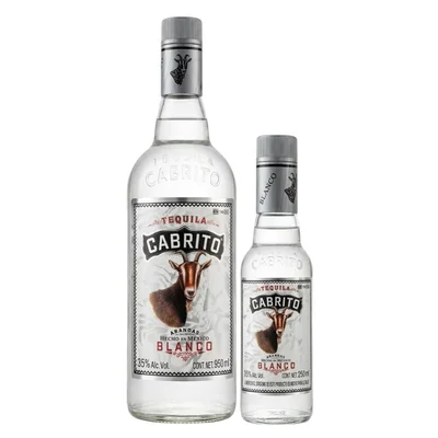 Tequila Cabrito Blanco 950 ml C/Bot 250 ml