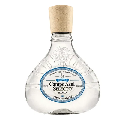 Tequila Campo Azul Selecto Blanco 100% Agave 750ml