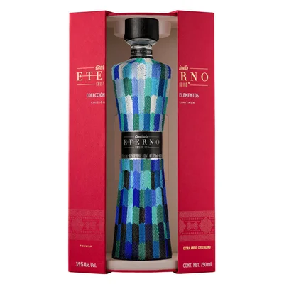 Tequila Centinela Eterno Ext Añe Crist Huichol Elementos Agua 750 ml
