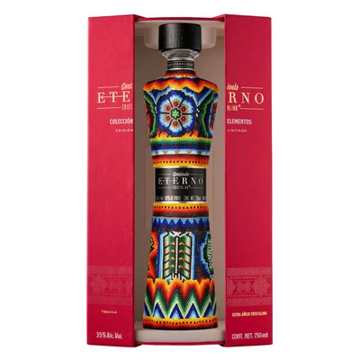 Tequila Centinela Eterno Ext Añe Crist Huichol Elementos Tradicional 750 ml