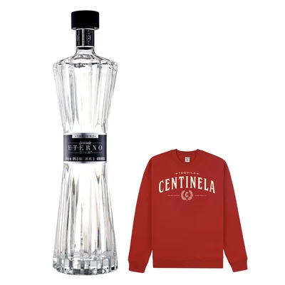 Tequila Centinela Eterno Extra Añejo Cristalino 100% 3 L C/Sudadera