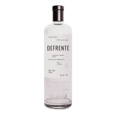 Tequila Defrente Blanco 700 Ml