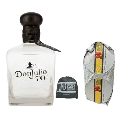 TEQUILA DON JULIO 70 AÑEJO 700ML + PARASOL