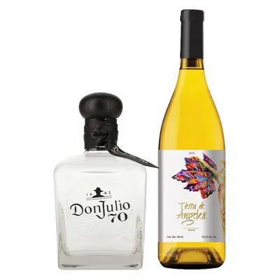 Tequila Don Julio 70 Añejo C/Tierra De Angeles Chardonnay 750 ml