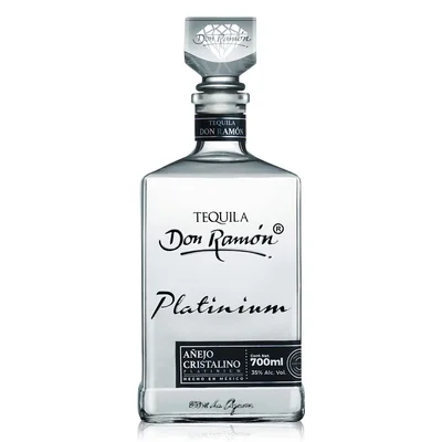 Tequila Don Ramón Añejo Cristalino Platinium 700ml