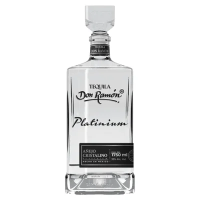 Tequila Don Ramón Platinium Añejo Cristalino 1.75 L