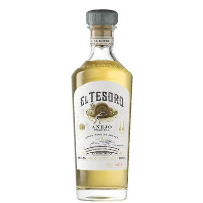 TEQUILA EL TESORO AÑEJO 750ML