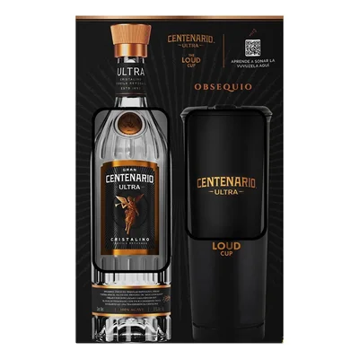 Tequila Gran Centenario Ultra Mundial + 1 Vaso Vuvuzela