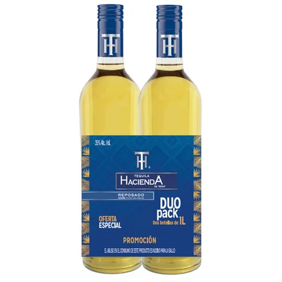 Tequila Hacienda de Tepa Reposado 2×1 L