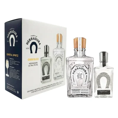 Tequila Herradura Cristal Rep Cristalino 700 ml C/Ultra 375 ml