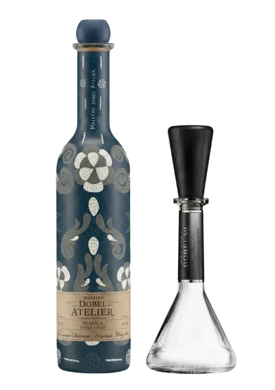 Tequila Maestro Tequilero Dobel Atelier Extra Añejo 700 mL + Tequila Maestro Tequilero Dobel Cristalino 375 mL