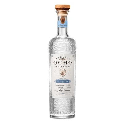 Tequila Ocho Plata 100% 750 ml
