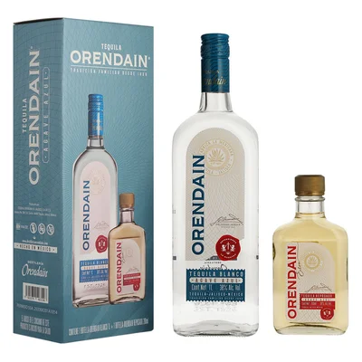 Tequila Orendain Blanco 1 L con Reposado 200 ml