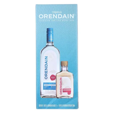 Tequila Orendain Blanco 1L + Pachita Orendain Extra Reposado 200ml