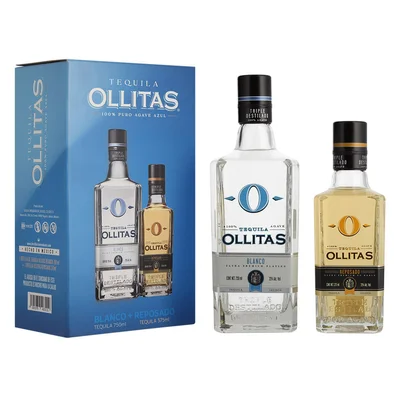 Tequila Orendain Ollitas Blanco 750 ml con Reposado 375 ml