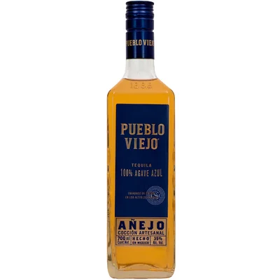 TEQUILA PUEBLO VIEJO AÑEJO 700ML