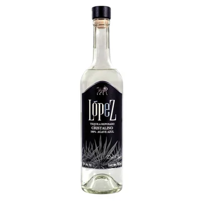 Tequila Reposado Cristalino López 750 ml