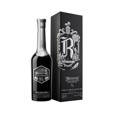 Tequila Reserva De La Familia Añejo Cristalino Organico 700 ml.
