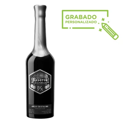 Tequila Reserva de la Familia Px Añejo Cristalino Orgánico 700 ml Grabado