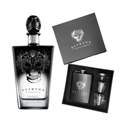 Tequila Satryna Blanco 750 Ml + Licorera Satryna