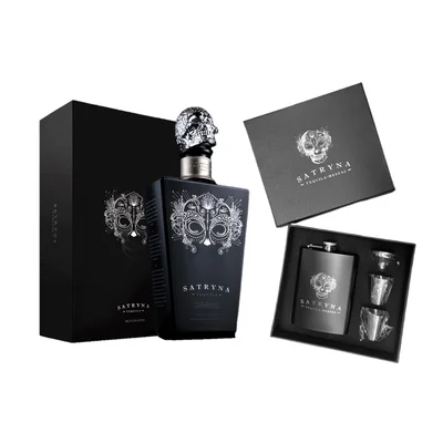 Tequila Satryna Cristalino 750 Ml + Licorera Satryna