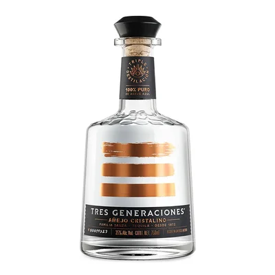 Tequila Sauza 3 Generaciones Añejo Cristalino 700 ml